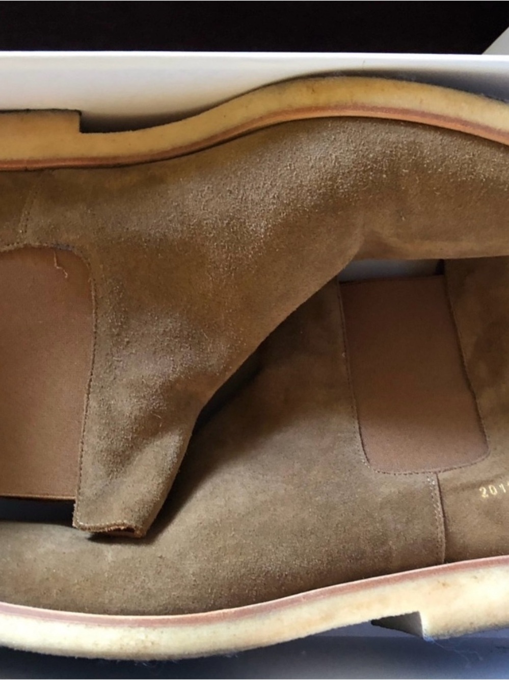 Common Projects Men's Suede Chukka Boots in Olive
